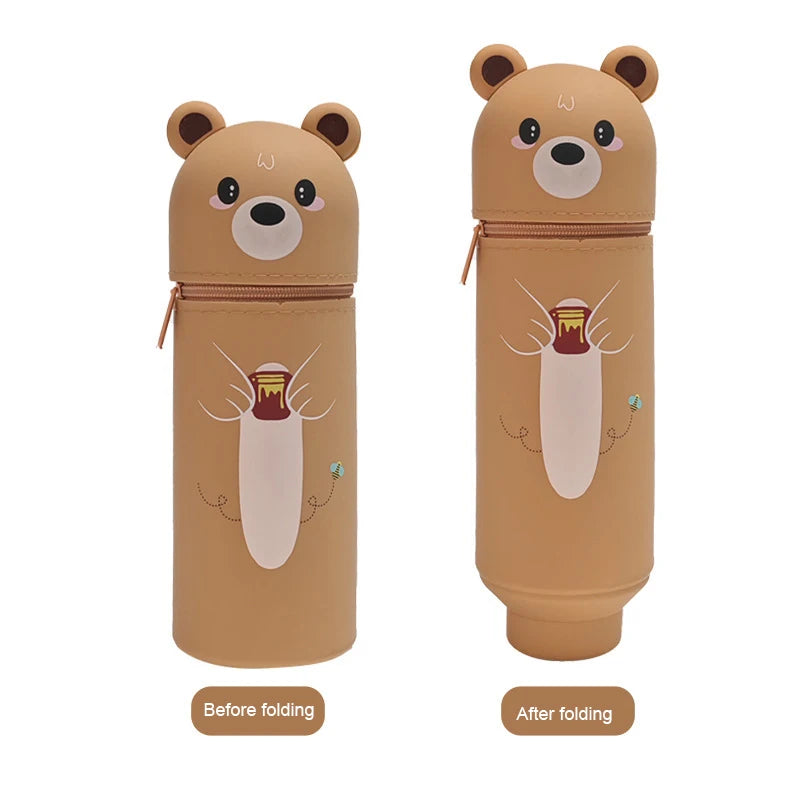 Willow Animal Silicone Stand-Up Pencil Case