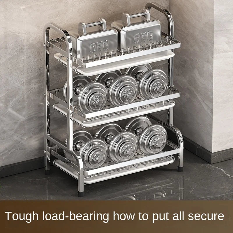 Compact 2-Tier Metal Dish Drying Rack with Utensil and Board Holder