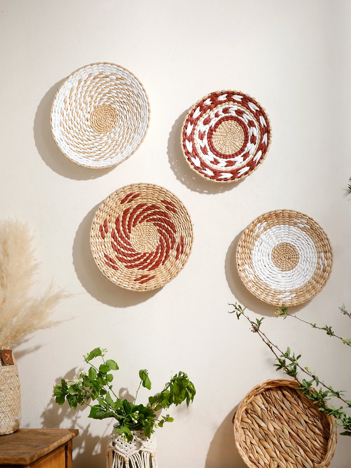 Marin Woven Seagrass Wall Basket Decor