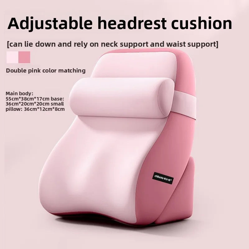 Ergonomic Wedge Reading Pillow with Neck and Lumbar Support