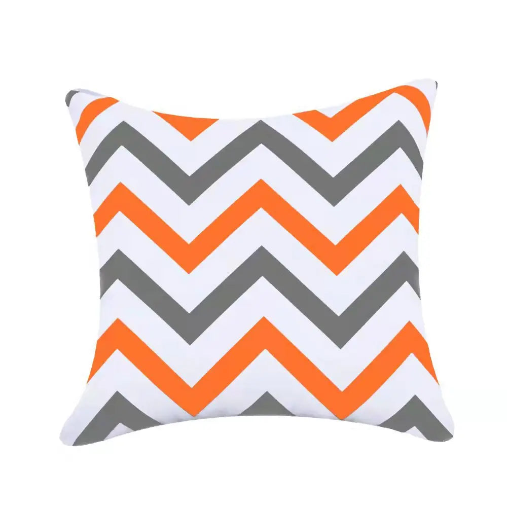 Modern Geometric Outdoor Cushion Covers – Splash Proof Oxford Cloth for Patio, Garden, or Terrace