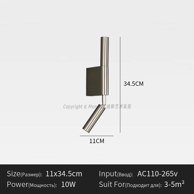 Reed Modern Dimmable LED Wall Sconce
