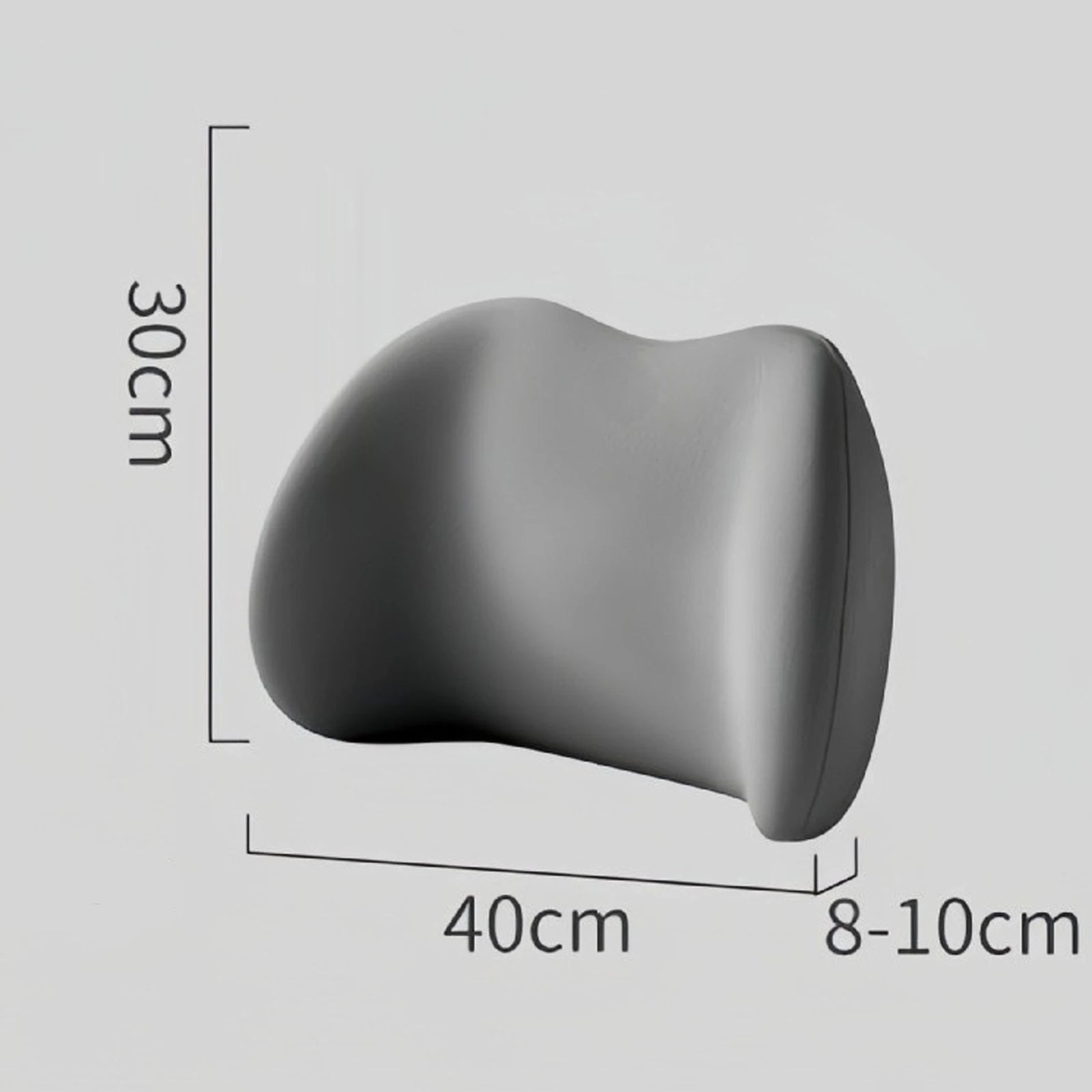 Memory Foam Lumbar Support Pillow for Bed or Couch
