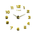Modena Frameless 3D Wall Clock, Acrylic, 40cm