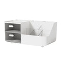 Divided Desktop Organizer Box with Drawers for Home Office & Study