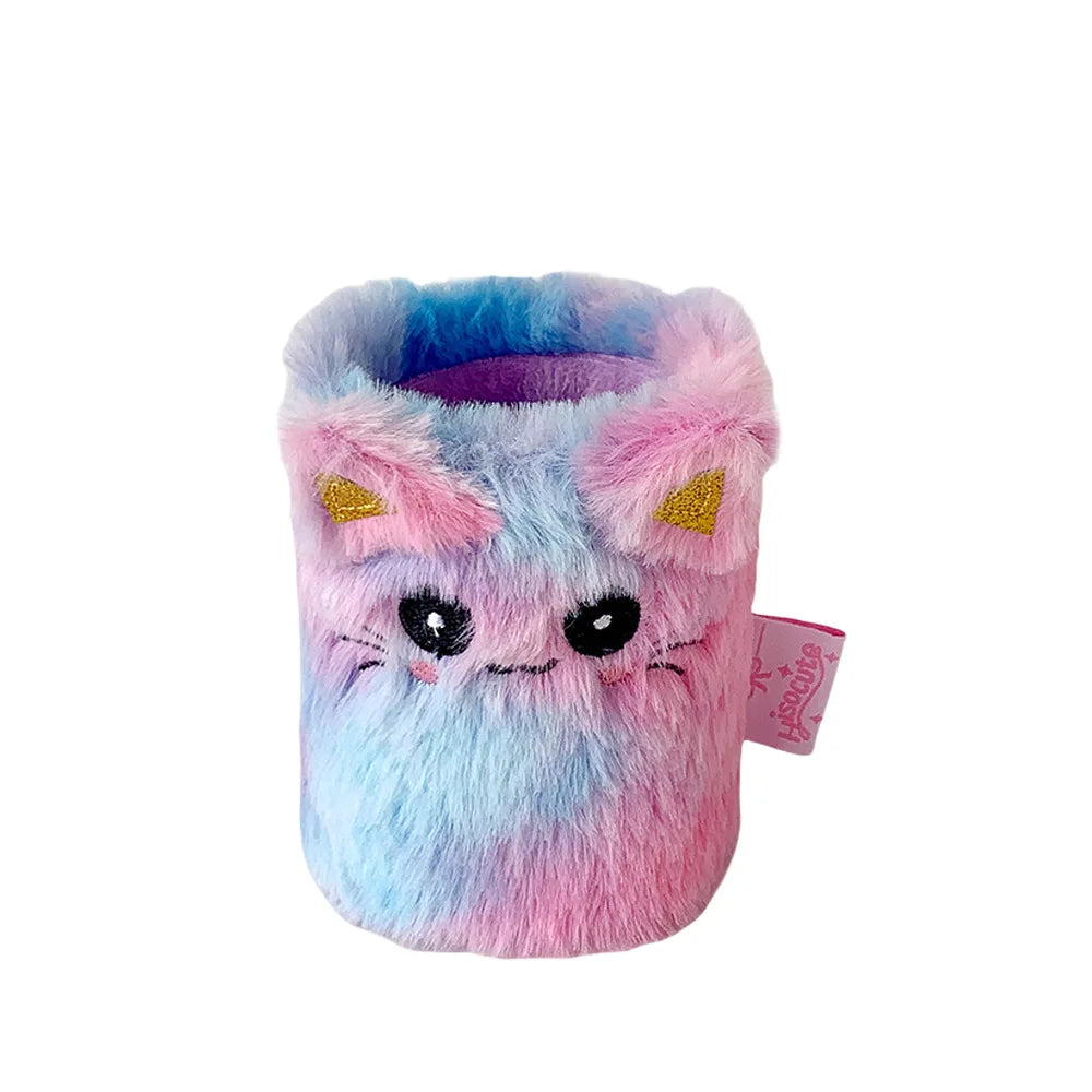 Maple Plush Animal Pen Holder – Soft Desktop Organizer for Kids & Home Offices