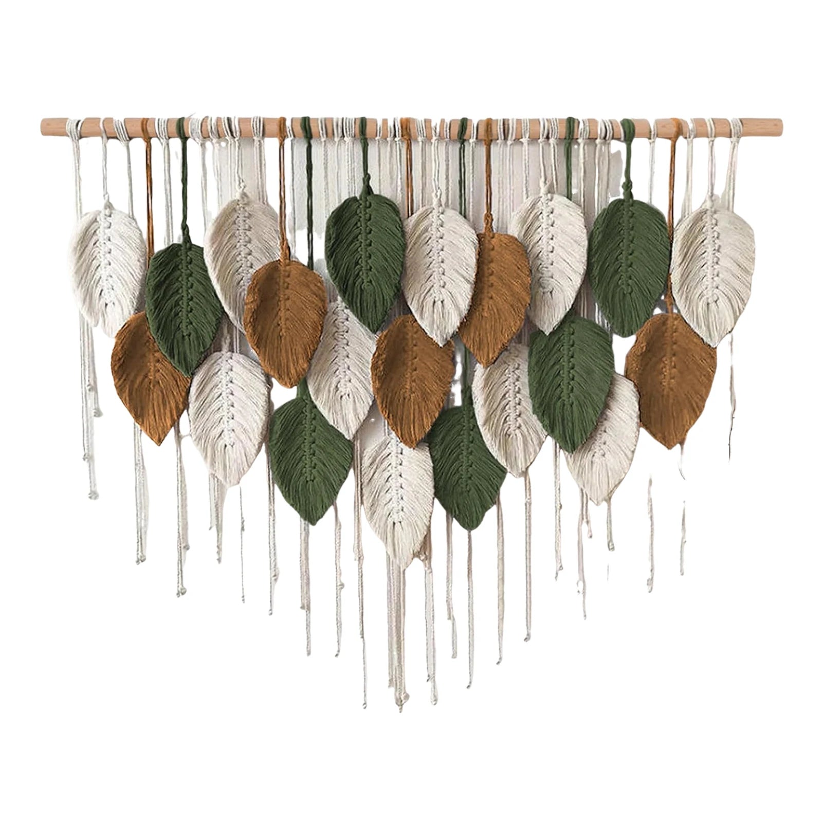Rowan Leaf Macrame Wall Hanging Tapestry