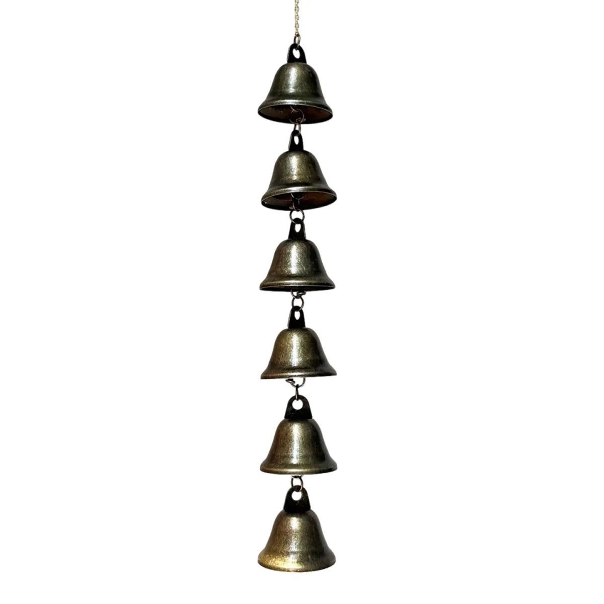 Classic Metal Bell Wind Chime with Chain for Garden or Patio