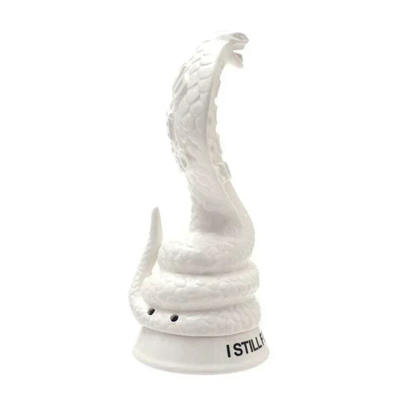 Cobra Ceramic Incense Holder – Sculptural Animal Home Decor