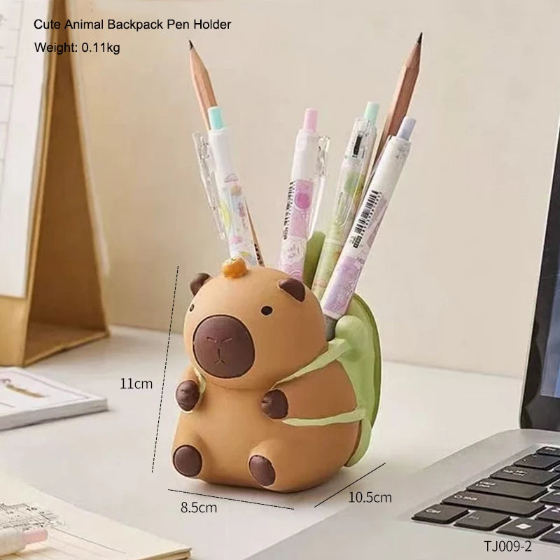 Campy Animal Resin Pen Holder for Desk or Home Office