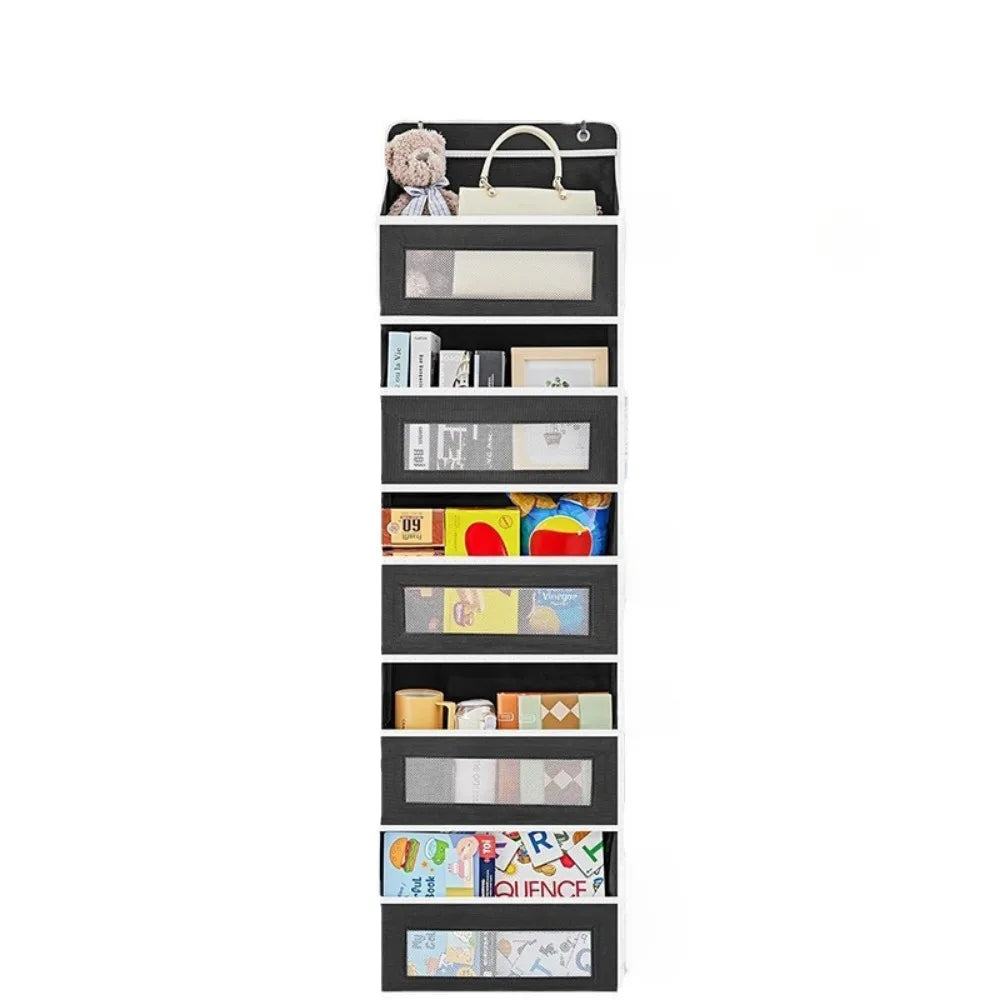 Over-the-Door 5-Pocket Hanging Organizer for Bedroom or Bathroom