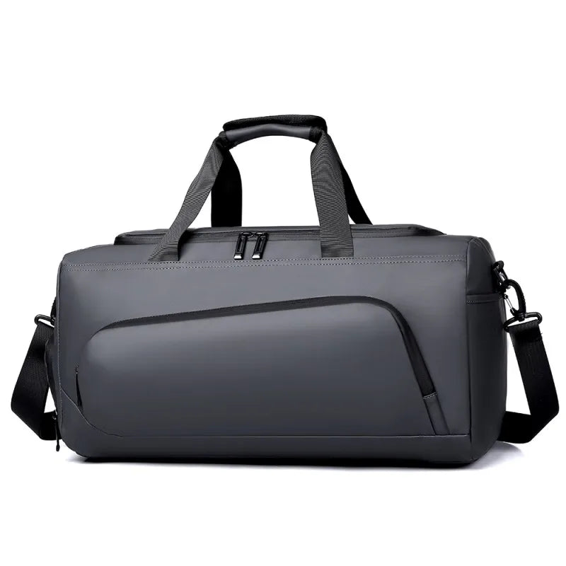 Large Capacity Gym and Travel Duffel Bag with Shoe Compartment