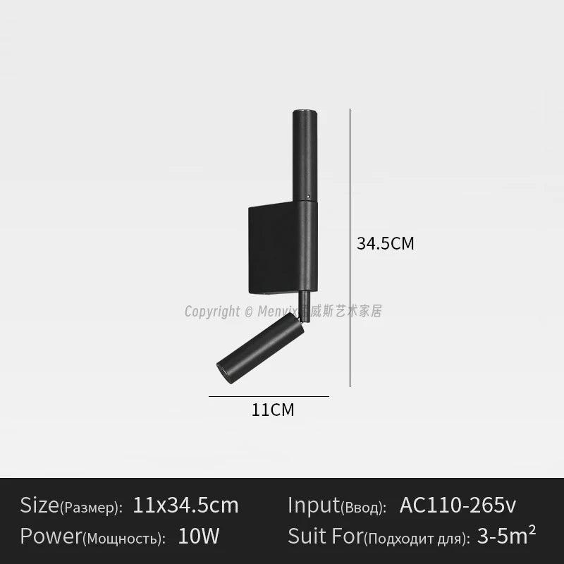 Reed Modern Dimmable LED Wall Sconce