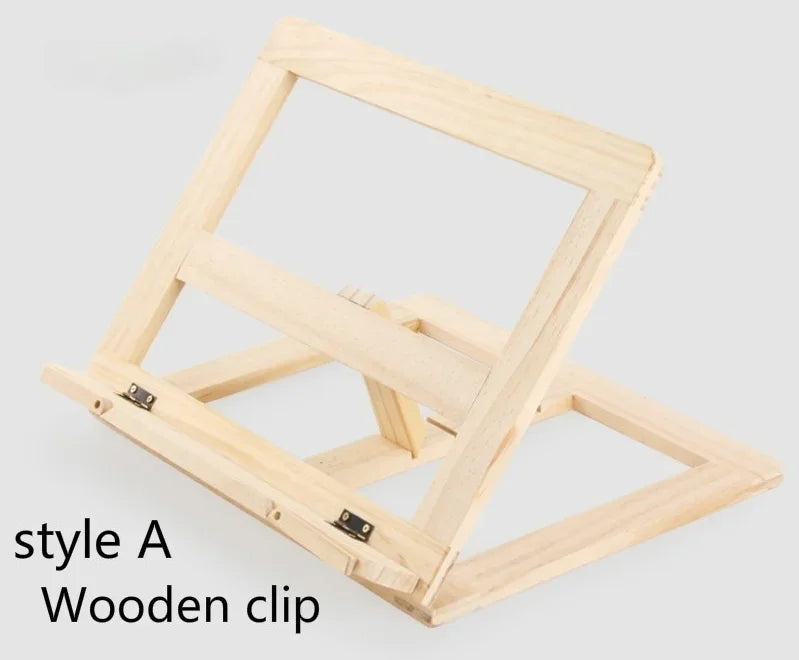 Adjustable Wood Book Stand for Reading and Study Desks