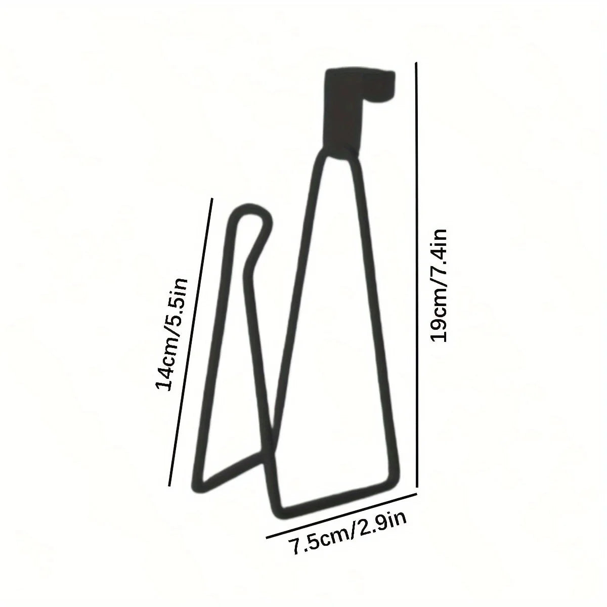 Over Cabinet Metal Toilet Paper Holder — No-Drill Space-Saving Hanger
