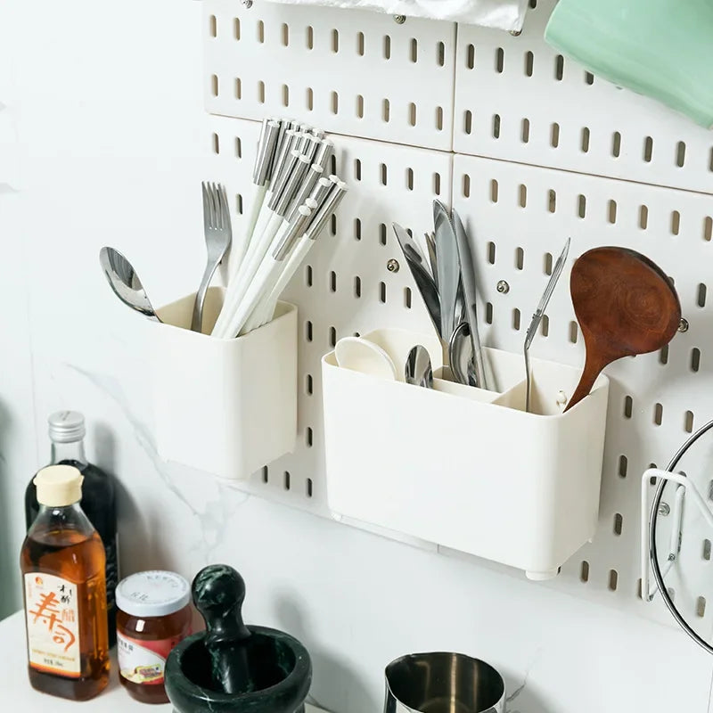 Customizable Pegboard Wall Organizer Accessories for Kitchen & Utility