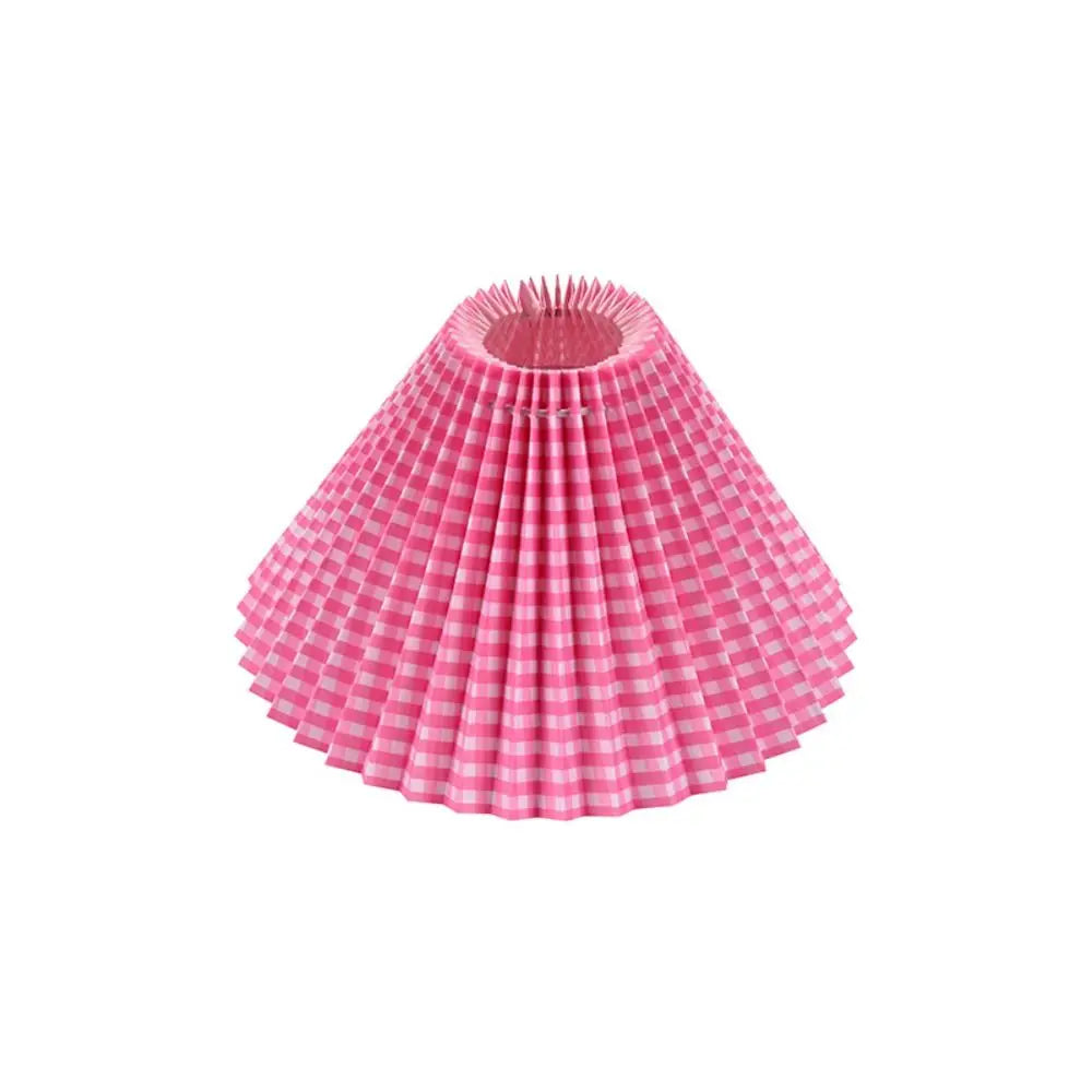 Eloise Pleated Cloth Lampshade – Modern Cone Light Cover