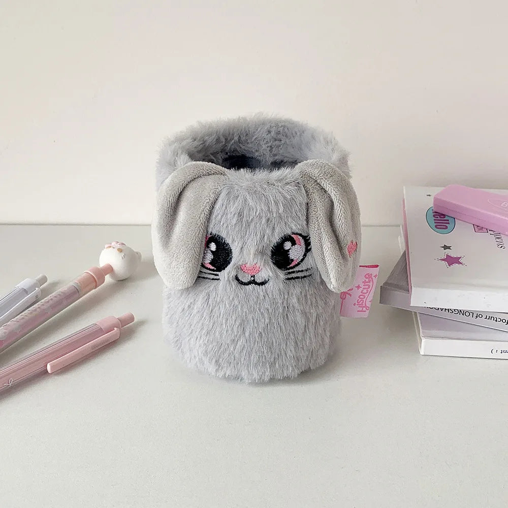 Maple Plush Animal Pen Holder – Soft Desktop Organizer for Kids & Home Offices