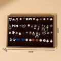 Wooden Jewelry Display Tray for Rings, Necklaces, Bracelets & Earrings