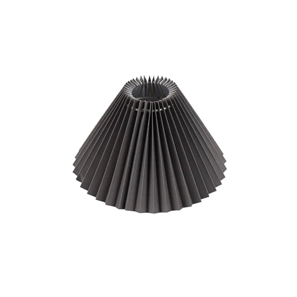 Eloise Pleated Cloth Lampshade – Modern Cone Light Cover