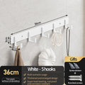 Aluminum Wall Hooks for Entryway, Closet, or Bathroom Organization