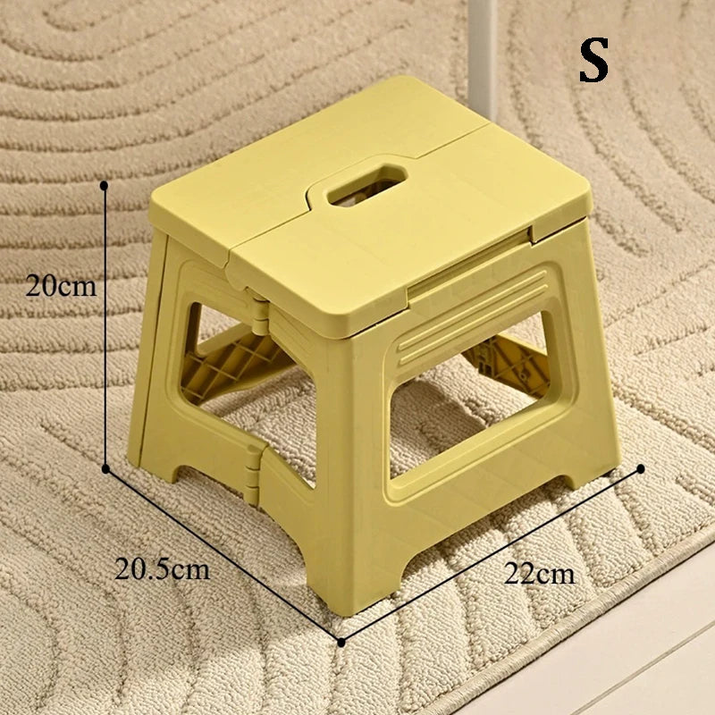 Folding Step Stool for Kitchen, Bathroom, or Bedroom