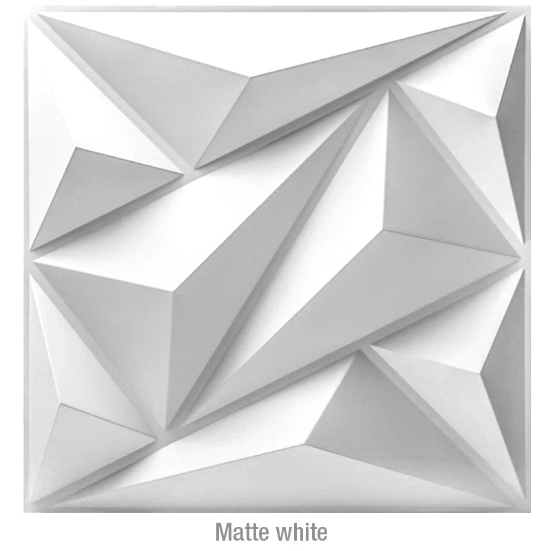 Facet 3D Geometric Wall Panel, 30x30cm