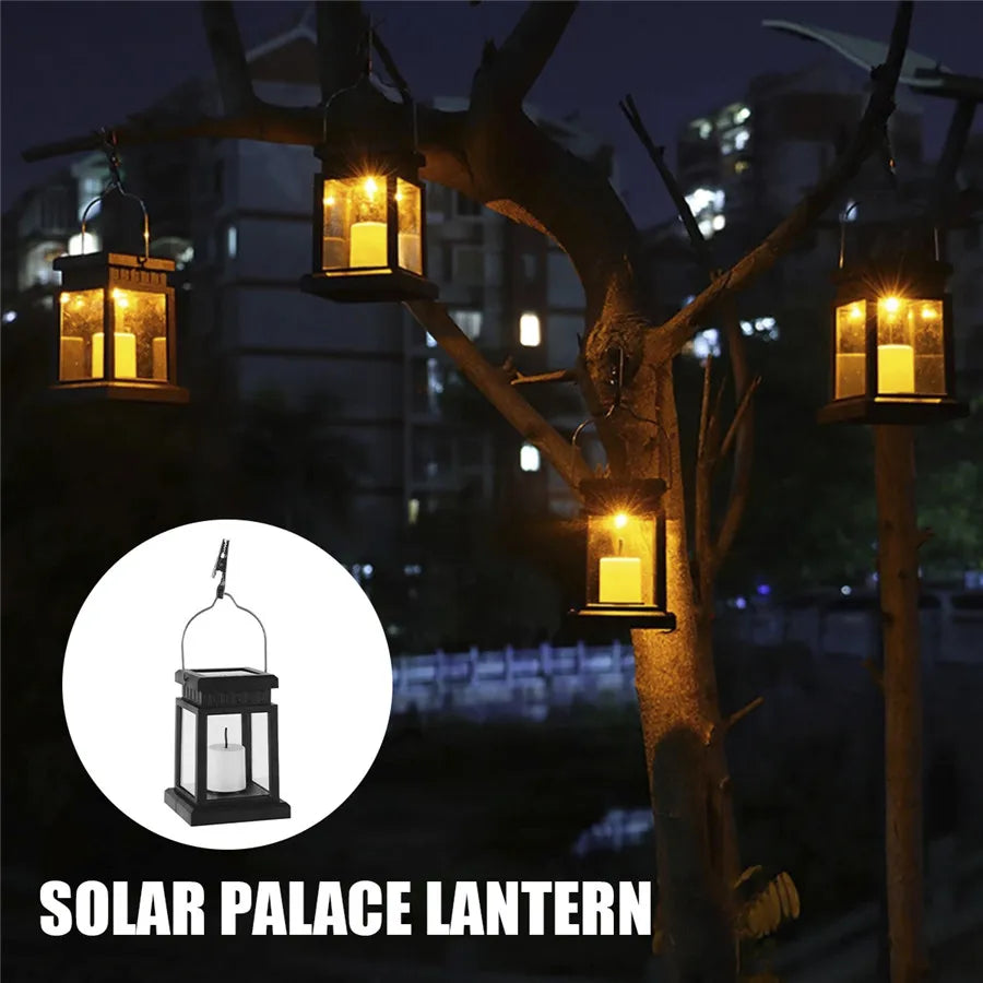 Solar Candle Lantern for Garden and Patio
