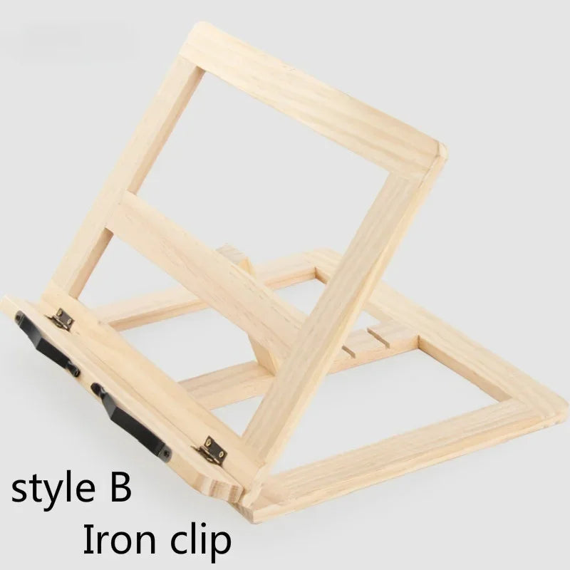 Adjustable Wood Book Stand for Reading and Study Desks