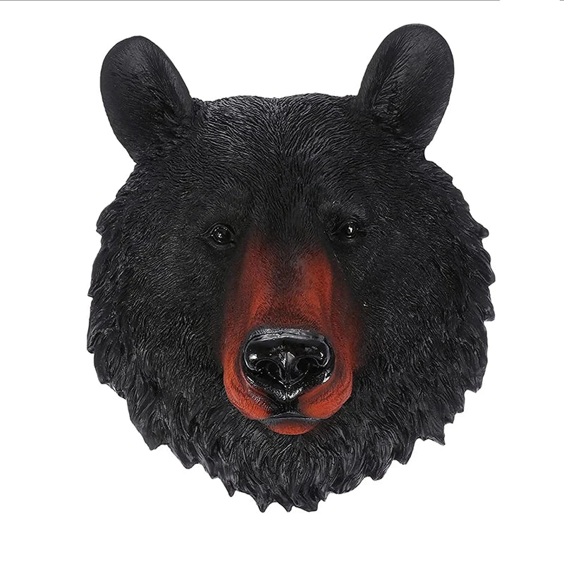 Arden Animal Head Wall Sculpture in Resin for Bedroom or Living Room Decor