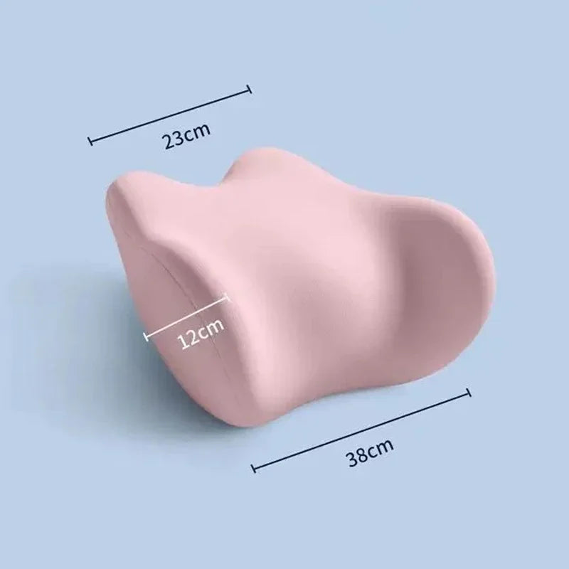 Ergonomic Memory Foam Lumbar Support Pillow for Bed and Sleep