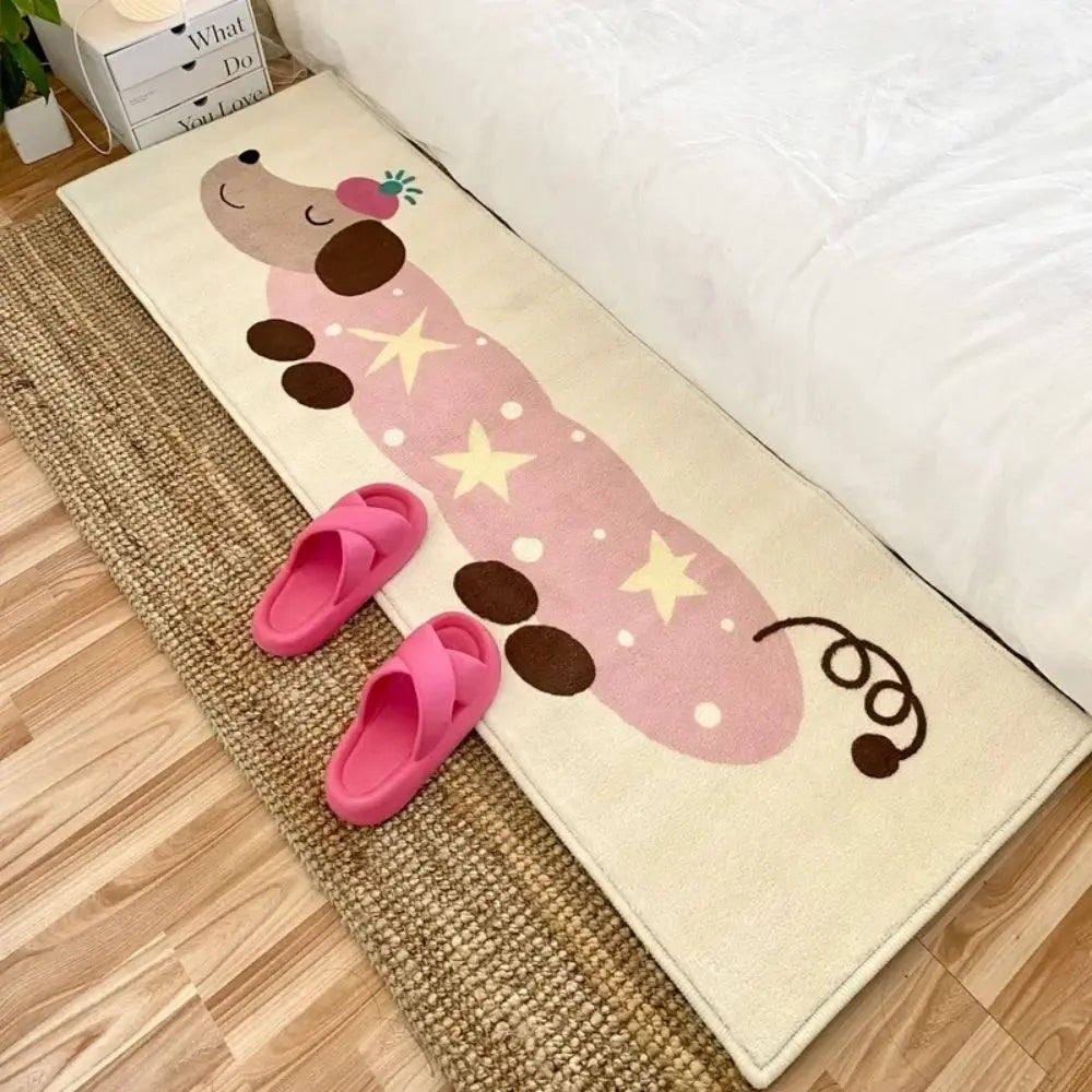 Joyful Animal Hallway Runner Rug – Soft Washable Bedroom Mat