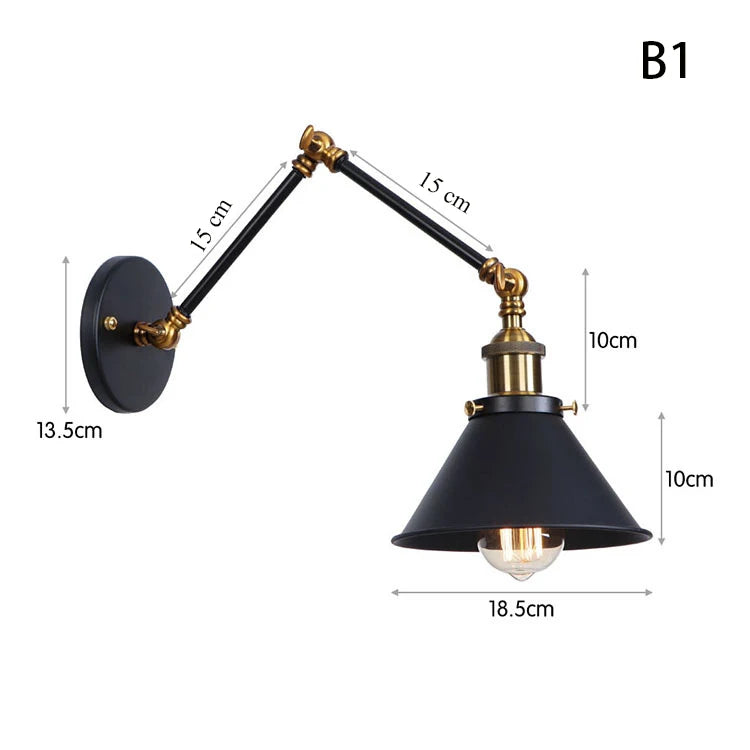 Arden Adjustable Long Arm Wall Sconce