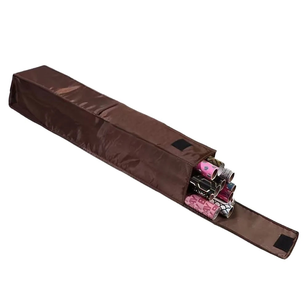 Oxford Cloth Wrapping Paper Organizer with Side Pocket
