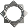 6-inch square turntable bearing with circular center and mounting holes, shown on white background