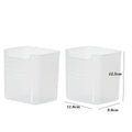 Clear Plastic Fridge Door Organizer Bin for Kitchen Food Sorting & Vegetable Storage