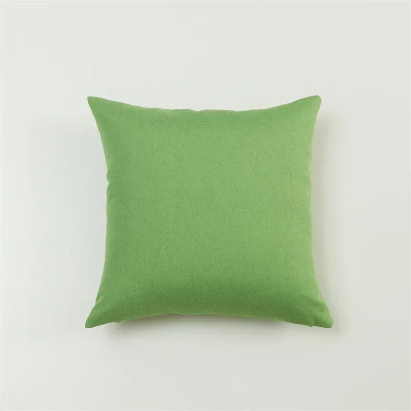 Solid Color Outdoor Waterproof Cushion Cover for Patio or Porch