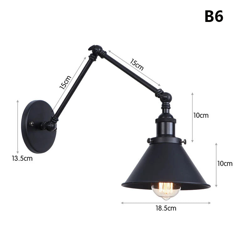 Arden Adjustable Long Arm Wall Sconce