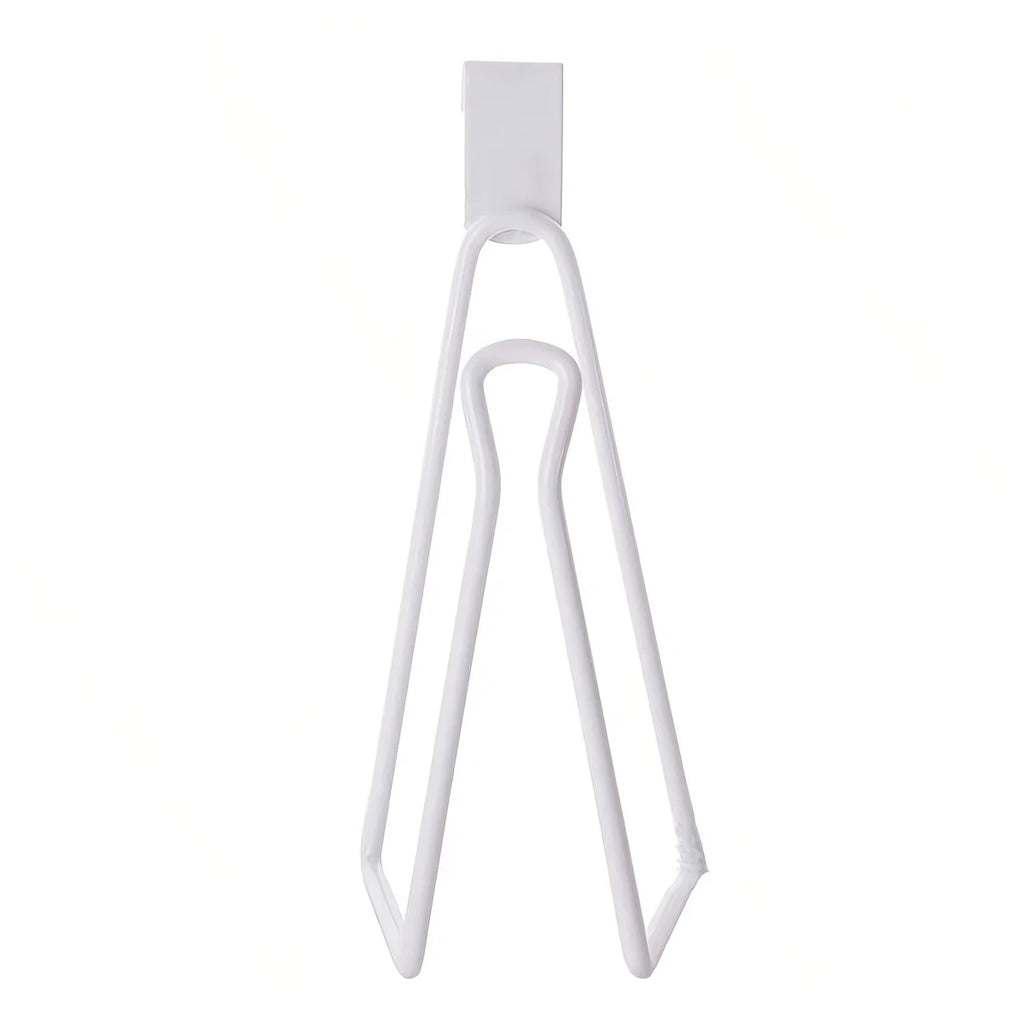 Over Cabinet Metal Toilet Paper Holder — No-Drill Space-Saving Hanger