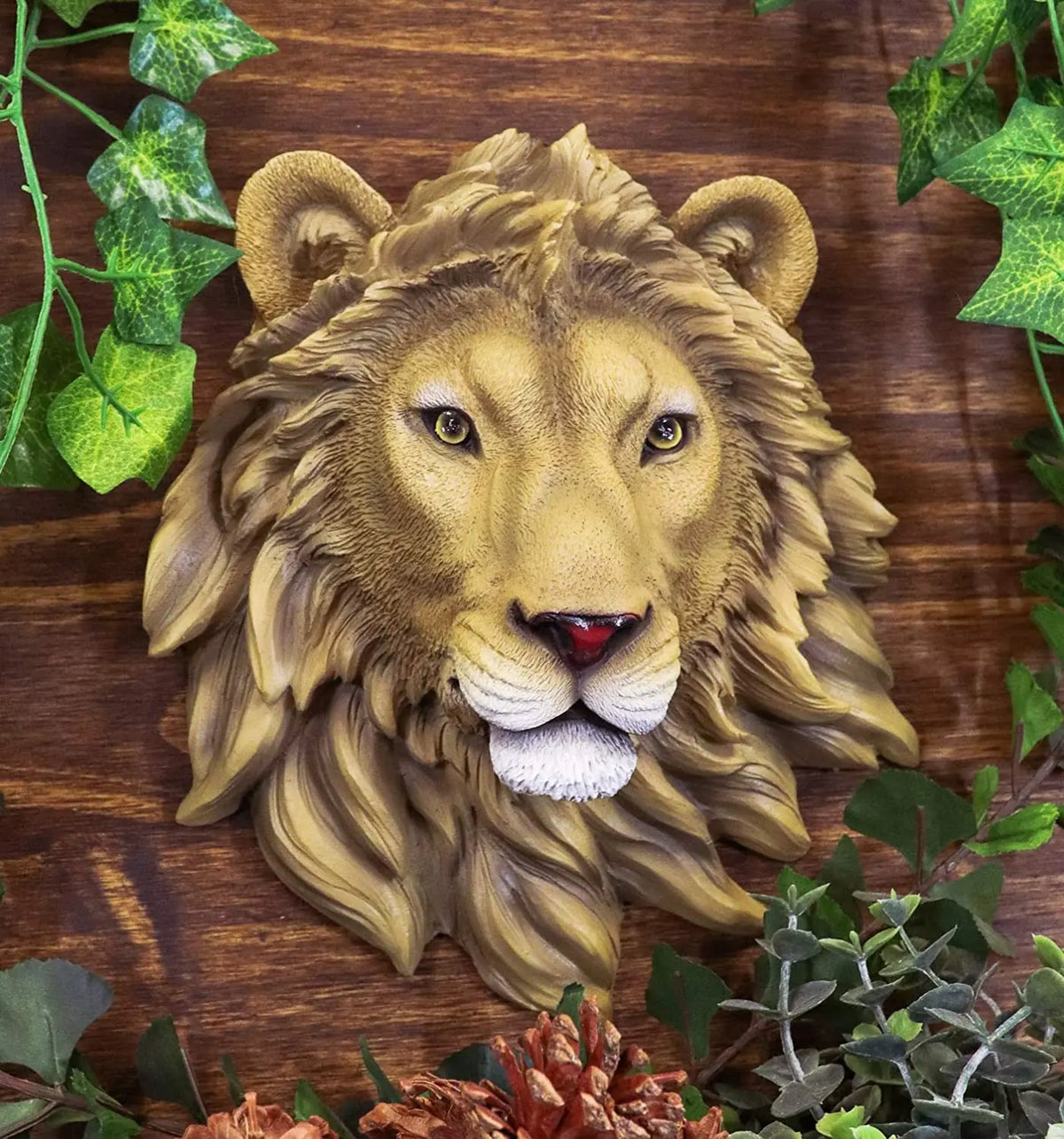 Arden Animal Head Wall Sculpture in Resin for Bedroom or Living Room Decor