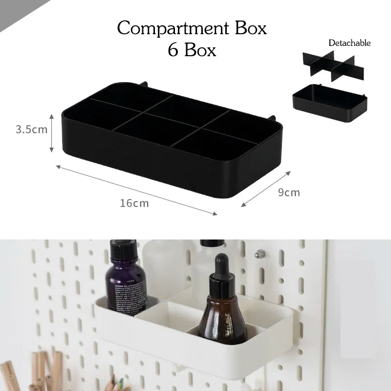 Customizable Pegboard Wall Organizer Accessories for Kitchen & Utility