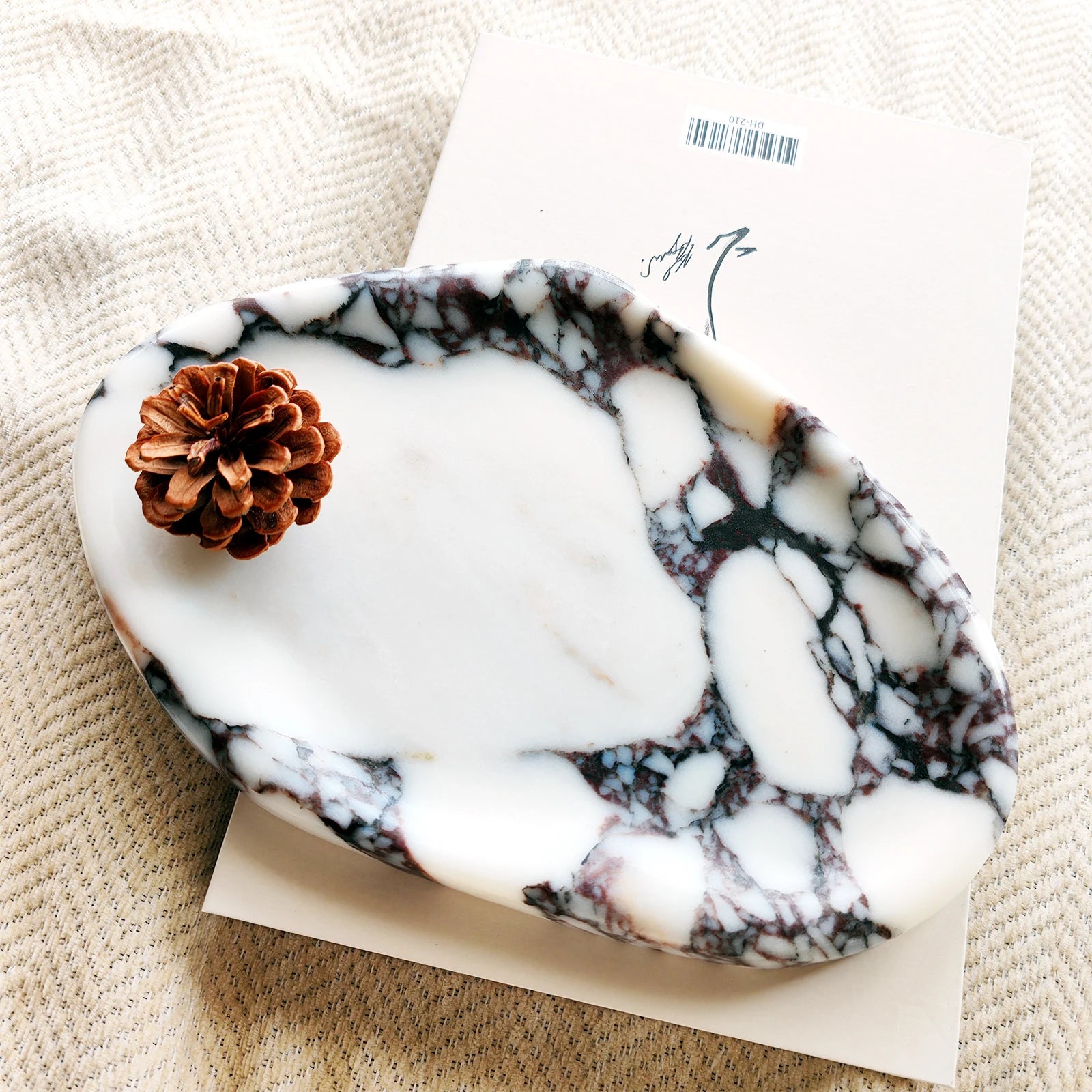 Linden Irregular Stone Vanity Tray – Ceramic Decorative Catchall