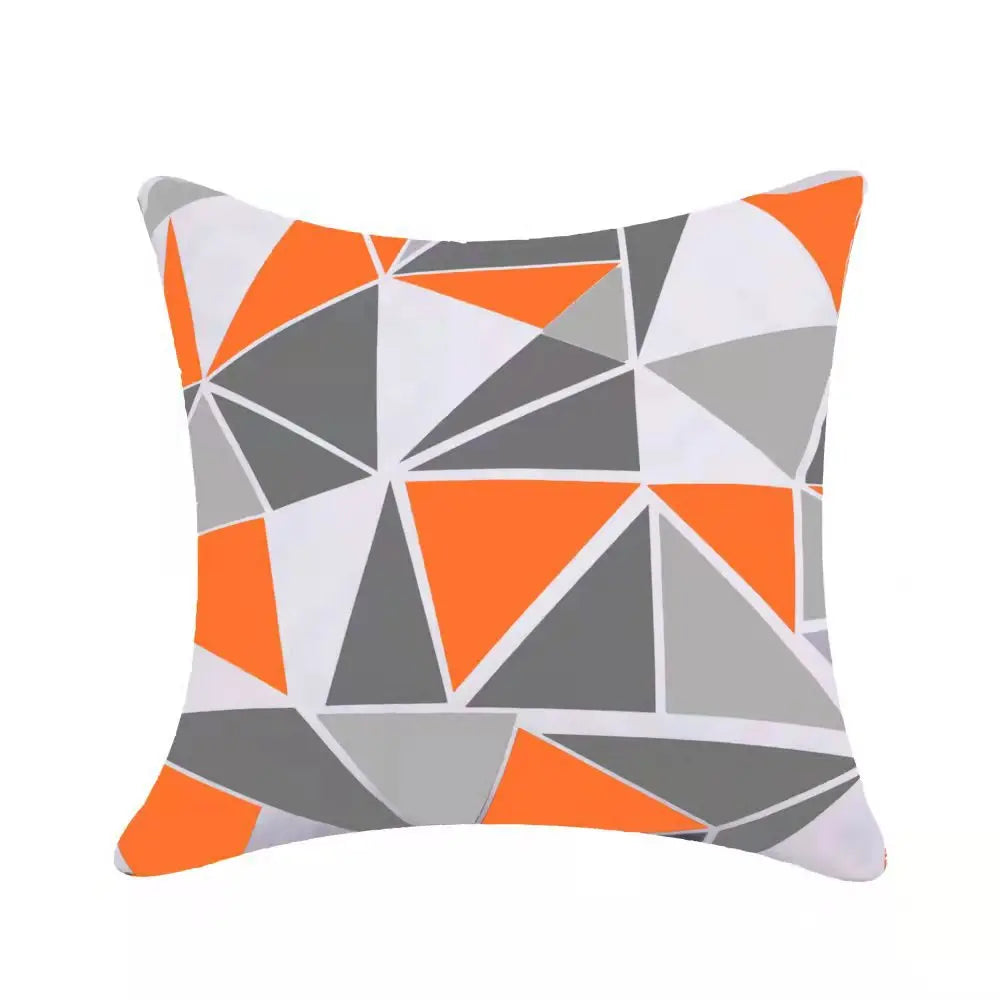 Modern Geometric Outdoor Cushion Covers – Splash Proof Oxford Cloth for Patio, Garden, or Terrace