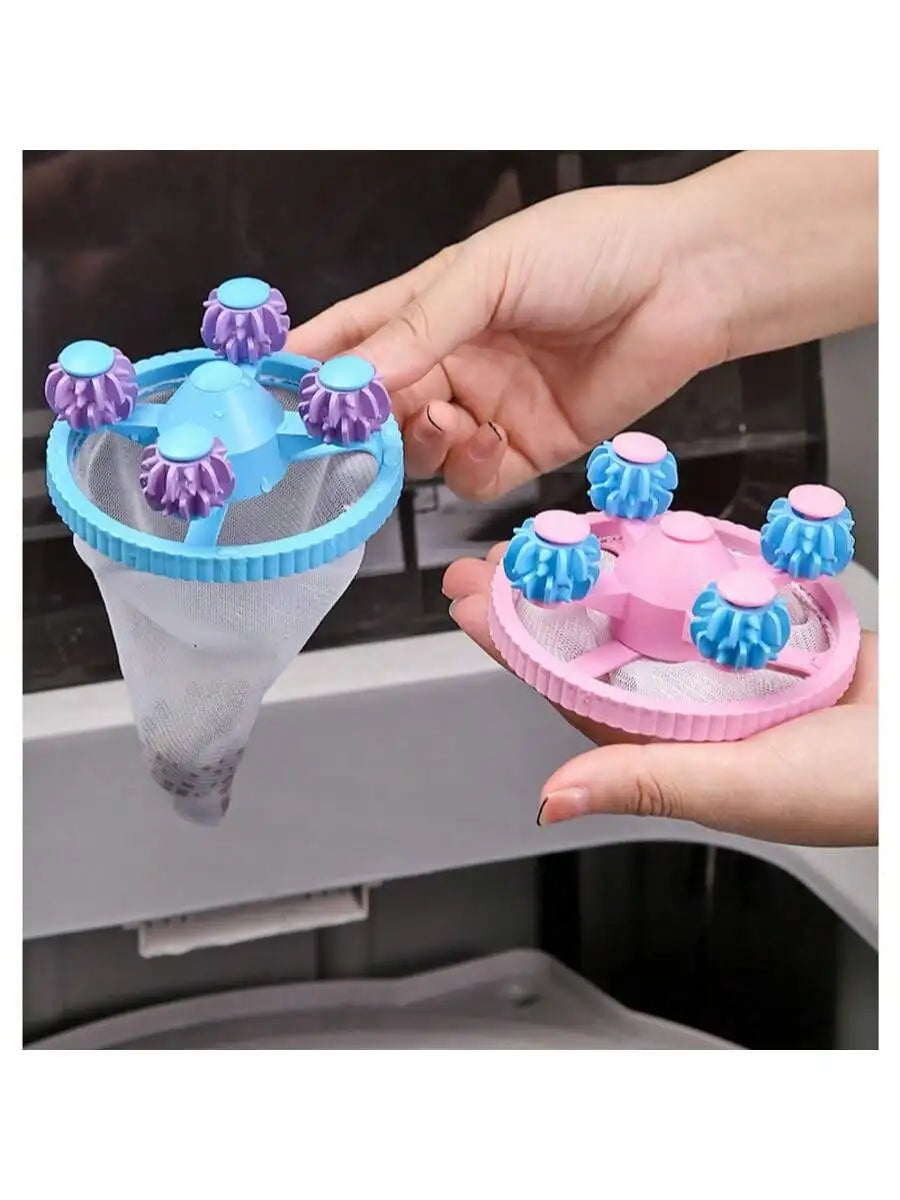 Floating Lint Catcher Balls for Washing Machine (Single or 6-Pack)