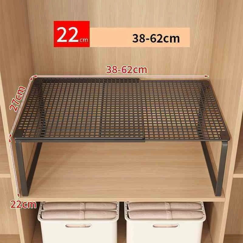 Adjustable Stackable Closet Shelf Divider for Cabinets & Wardrobes