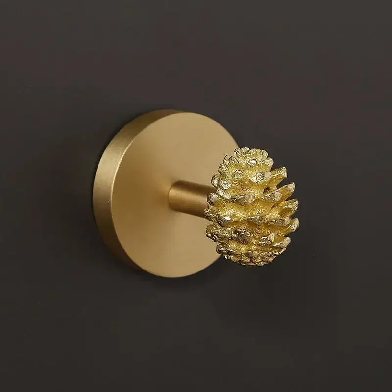 Alder Brass Animal & Botanical Wall Hook