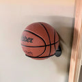 Wall-Mounted Metal Sports Ball Rack for Garage or Kids' Room