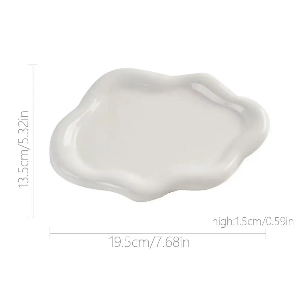 Cloud-Shaped Jewelry Tray for Dresser or Nightstand Organization