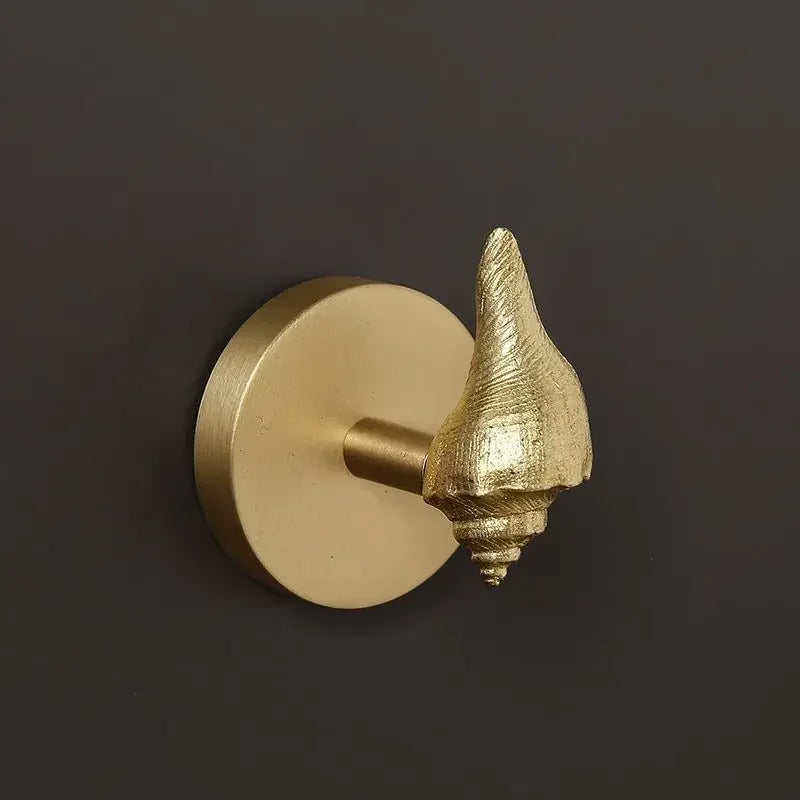 Alder Brass Animal & Botanical Wall Hook