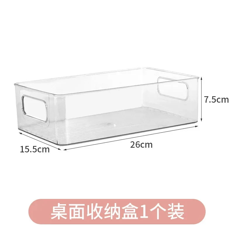 Clear Rolling Can Dispenser and Stackable Storage Bins for Kitchen or Pantry